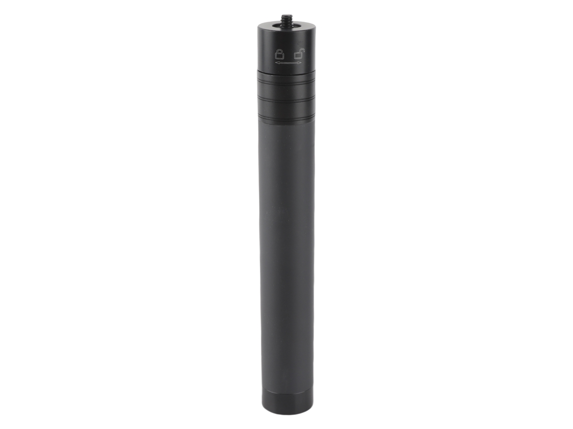Haste extensível de alumínio 2026 para gimbal e bastão de selfie com rosca de 1/4'' - Acessório fotográfico
