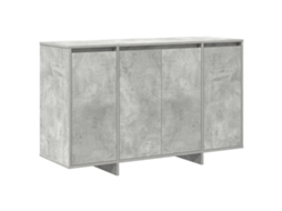 Conjunto 1 Buffet Vidaxl Cinzento Derivados De Madeira (120 X 41 X 75 Cm)