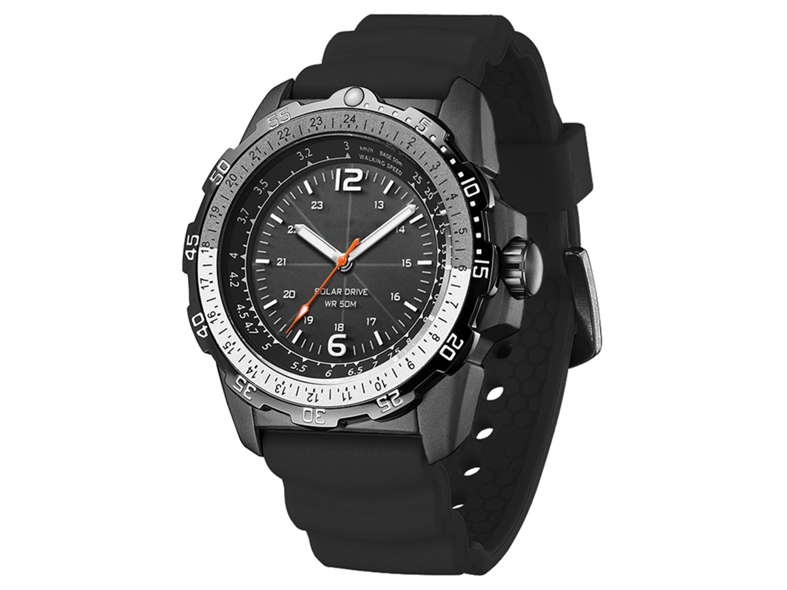 2026rebe-reloj Digital Solar Hombre Impermeable 50m Deporte Al Aire Libre Con Luminosidad