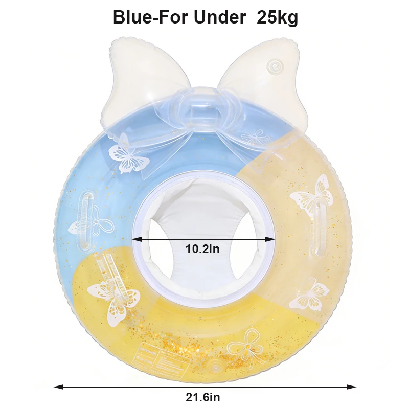 (azul) 1 Boia Inflável Para Piscina, Boia De Cadeira De Piscina