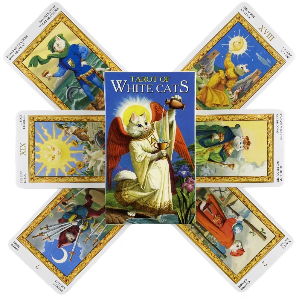 Cartas De Tarô Oráculo (versão Em Inglês) - Tabuleiro De Jogo De Adivinhação