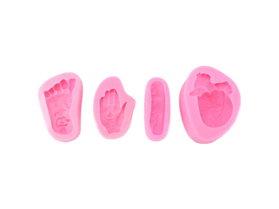 Moldes De Silicone De Halloween Para Bolos, Chocolates E Doces