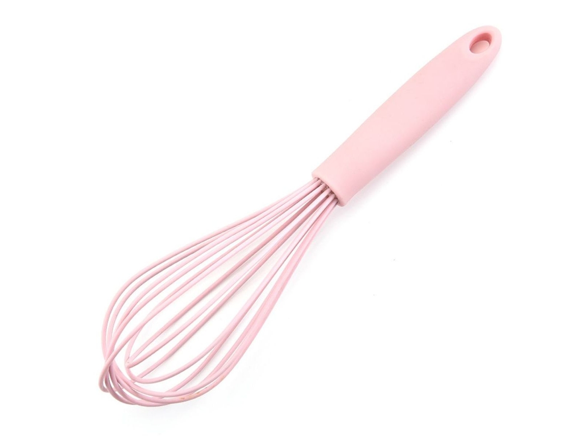 Batedor De Silicone Para Confeitaria, Batedor Manual, Batedor Manual Rosa Klb