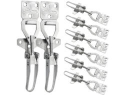Conjunto De 8 Conectores Ajustáveis Com Trava Para Colmeias, Fechamento Seguro Para Caixas Inferiores E Superiores
