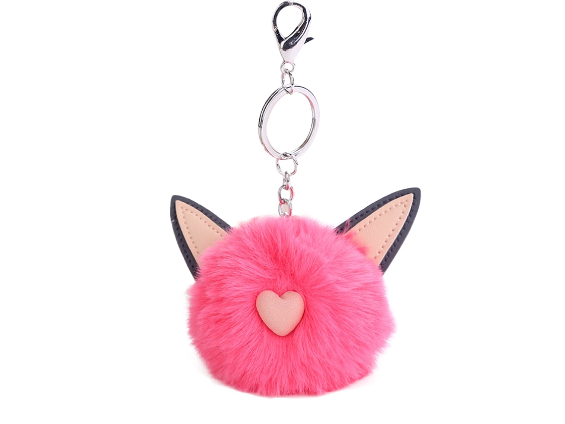 Chaveiro De Orelhas De Gato Decoração Bolsa E Celular