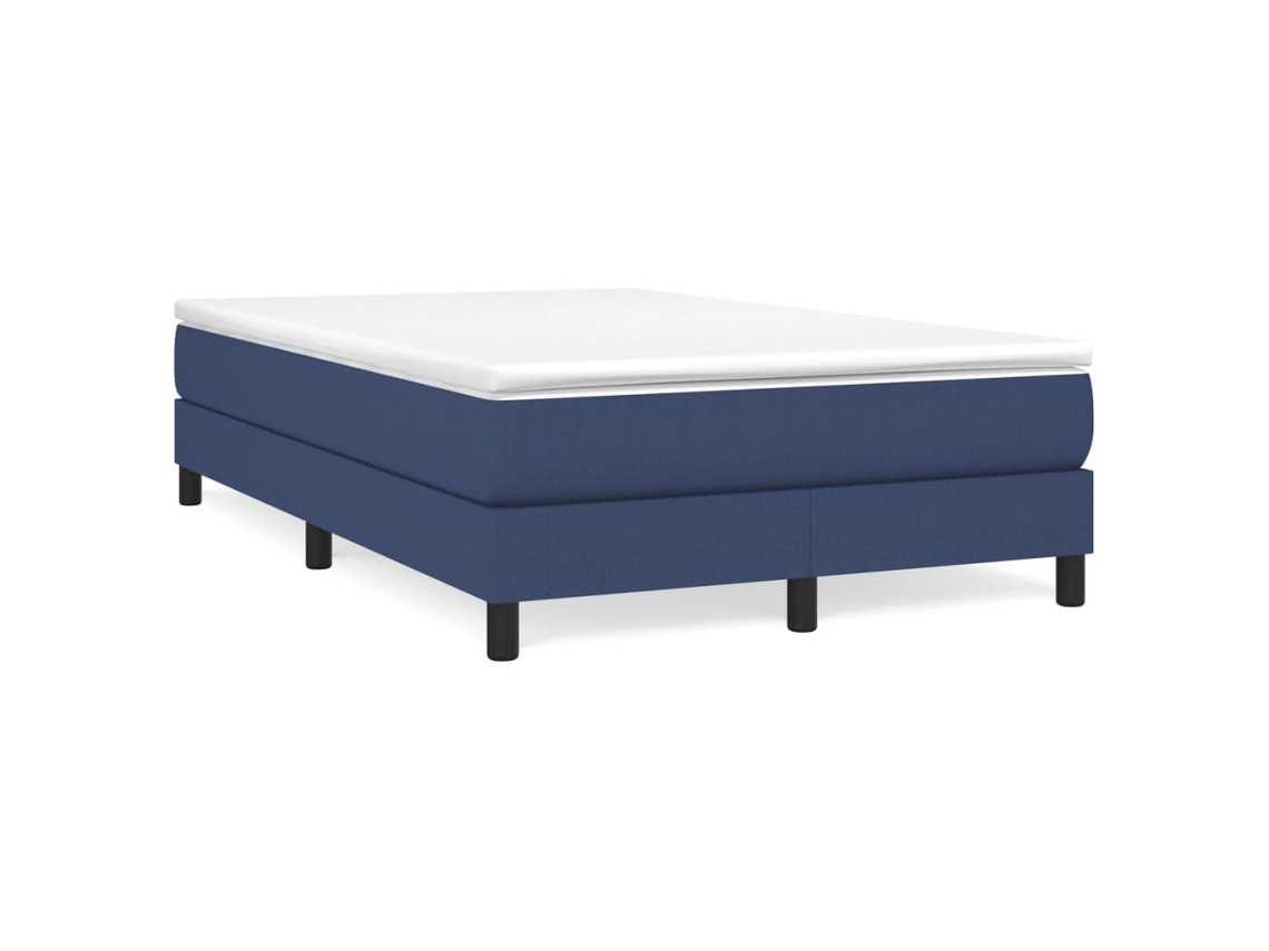 Estrutura de Cama com Molas 120x200 Cm Tecido Azul MAISON EXCLUSIVE