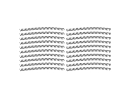 20 Peças De Espiral De Encuadernação 30 Buracos 13mm Preto Kit De Encuadernação