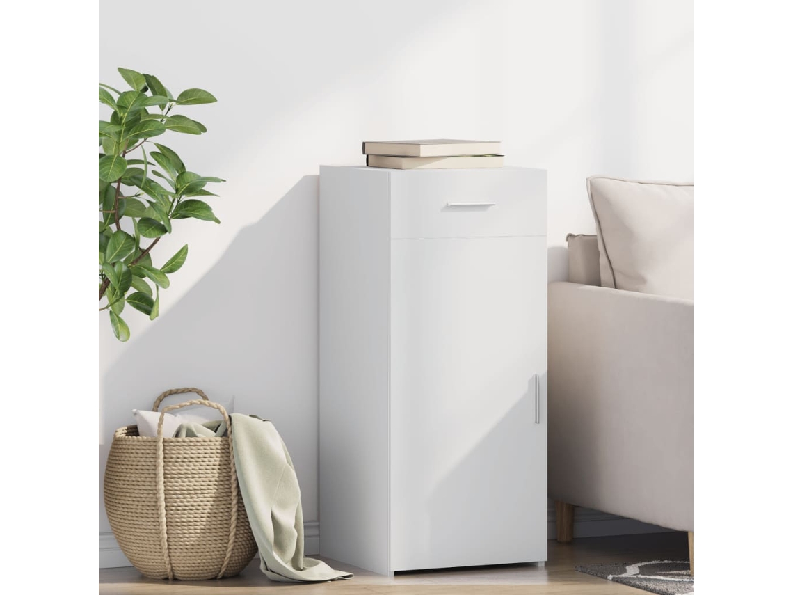 Vidaxl Aparador 40x42,5x93 Cm Derivados De Madeira Branco