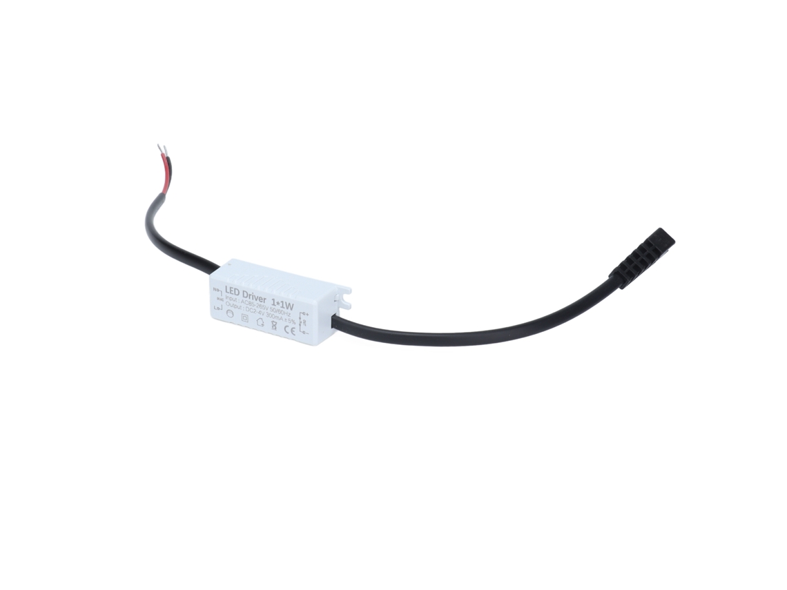2026 adaptador Transformador de Alimentación Led Driver 1x1w Ac85‑265v para 2‑4vdc para Proyectos de Luz Led de Computador