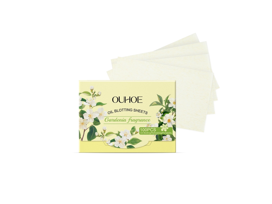 Papel Absorvente de Óleo Gardenia com Fragrância