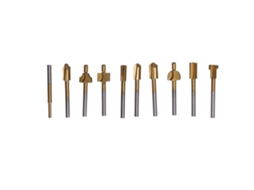 10pcs Conjunto De Brocas Rotativas De Carbeto Para Carpintaria E Gravura Em Madeira