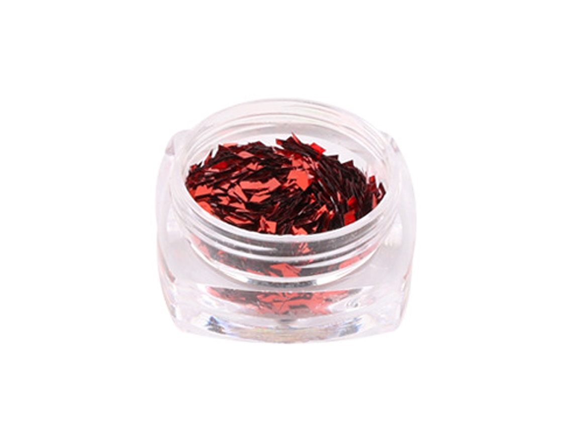 Decoração De Unhas Com Glitter Em Forma De Losango Paillettes Sequin Manicure 5vermelho