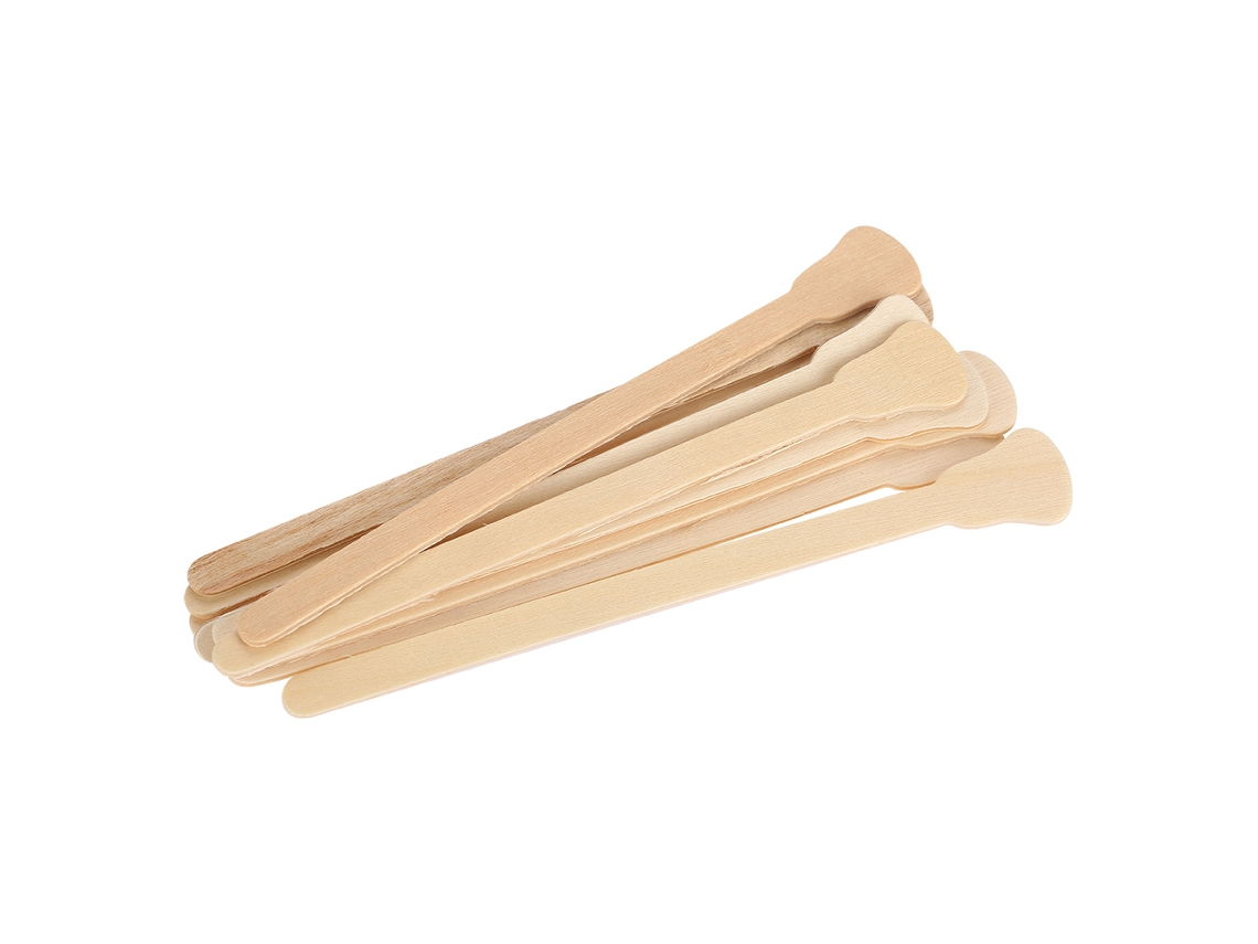 2026 10 Espátulas de Cera de Madera Desechables para Máscaras Faciales Y Depilación Con Crema