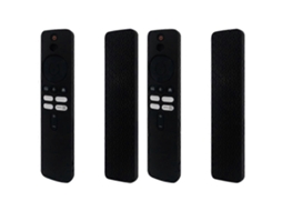 Comando À Distância Para Suitable Tv Box 4k 2nd Gen Silicone Protective Case Black