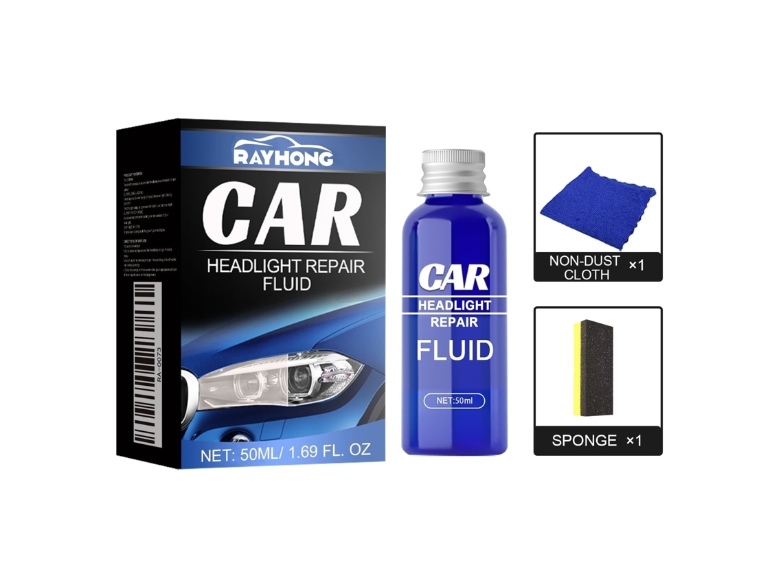 Reparo de Faróis Rayhong 50ml Solução Líquida para Carros LAXISCREED