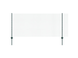 Conjunto 1 Cerca Externa Vidaxl Verde Aço (10 X 1 M)