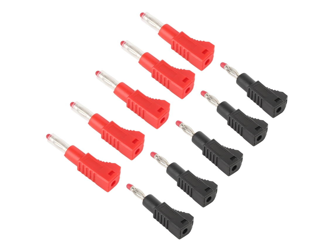 Conectores De Plugues Plátano De 4mm Com Capa Retrátil Para Equipamento De Segurança Industrial