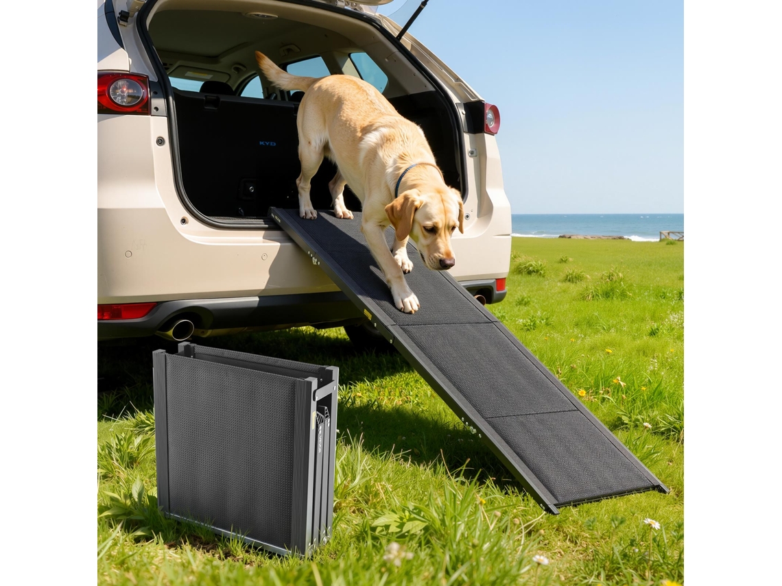 Rampa para Cães VEVOR Outdoor 160x43,2 cm com superfície em tecido Oxford