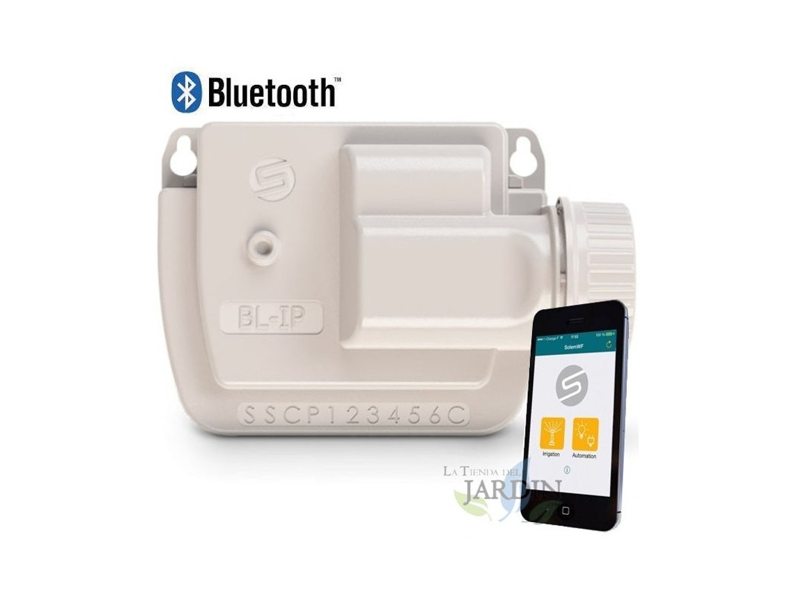 Programador riego a pilas Bluetooth BL-IP4 SOLEM, 4 estaciones de riego SOLEM