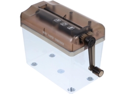 Déchiqueteuse Manuelle Mini Para Papel A4, Abs Noir, Coupe Bandes
