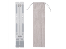Suporte Para Notebook E Laptop, Ajustável, Plegável, De Alumínio.