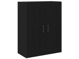 Conjunto 1 Armário De Parede Vidaxl Preto Derivados De Madeira (69,5 X 34 X 90 Cm)
