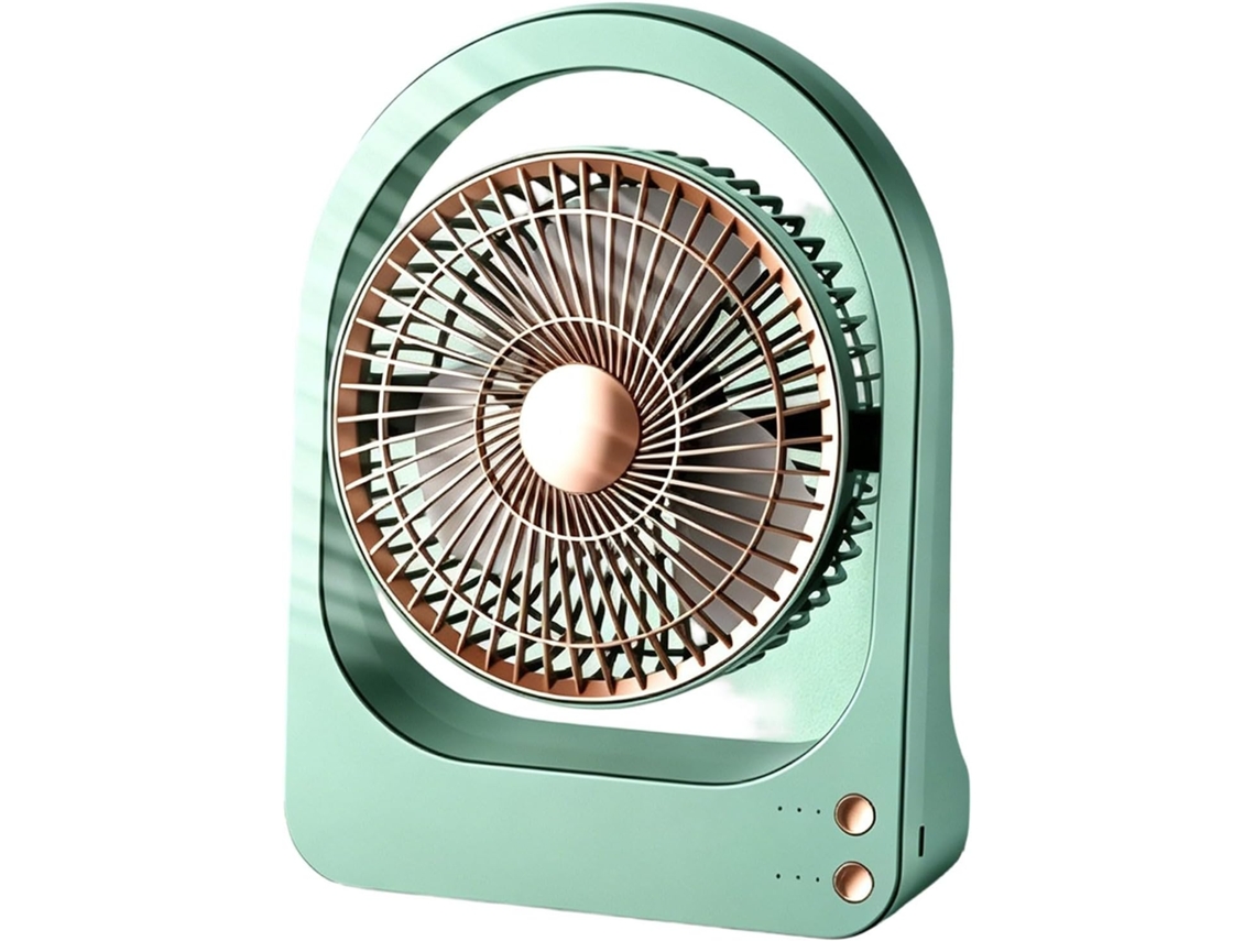 Mini Ventilador De Mesa Usb Silencioso, Com 3 Velocidades Ajustáveis