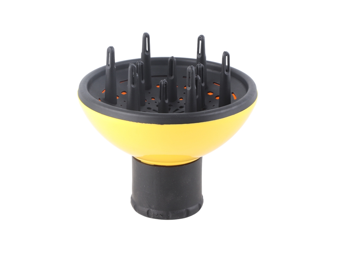 Difusor De Secador De Pelo Profesional De Gran Diámetro Para Cabello Rizado Naranja
