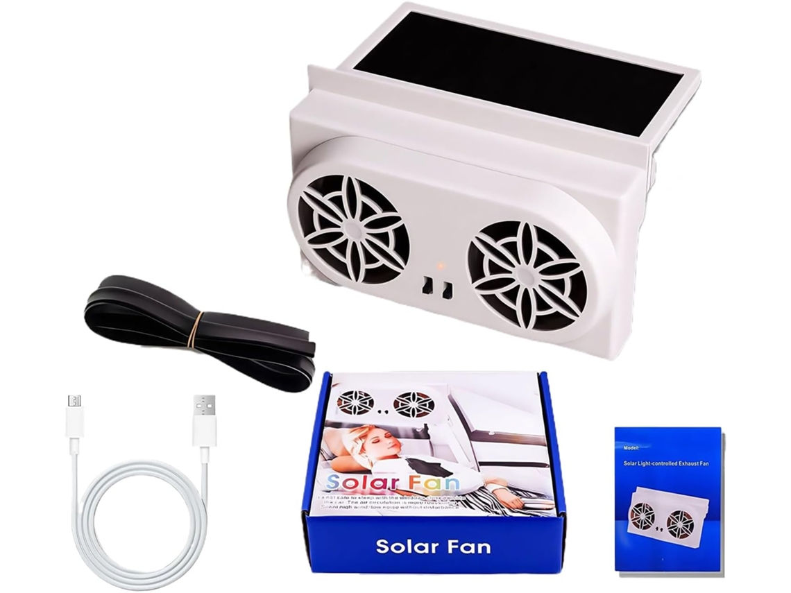 Ventiladores Solares Para Carros, Extratores De Ar Solares Para Veículos