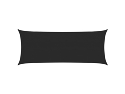 Toldo vela VIDAXL Preto (2x5 m)