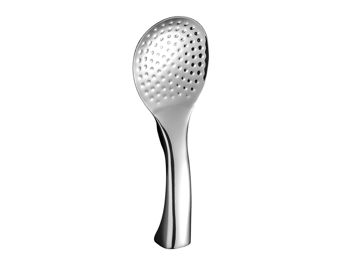 Colher De Arroz Em Aço Inoxidável 304, Colher Grande Para Servir Com Suporte Que Economiza Espaço, Resistente À Ferrugem.