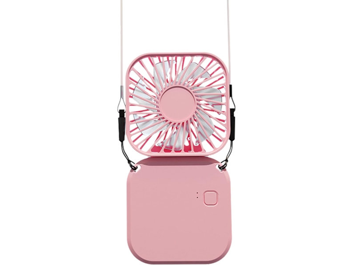 Mini Ventilador Portátil Recarregável Via Usb, Ventilador Elétrico Dobrável Com 3 Velocidades, Mini Ventilador De Mesa Pessoal (rosa)