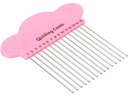 Pente para Quilling em Papel, Suporte para Cartões de Origami, Crie Alças para Artesanato Diy, Rosa AQUAFORGE