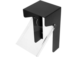 Campainha Tampa Abaodam W85 em metal transparente, resistente às intempéries, para controle de acesso e interfone.