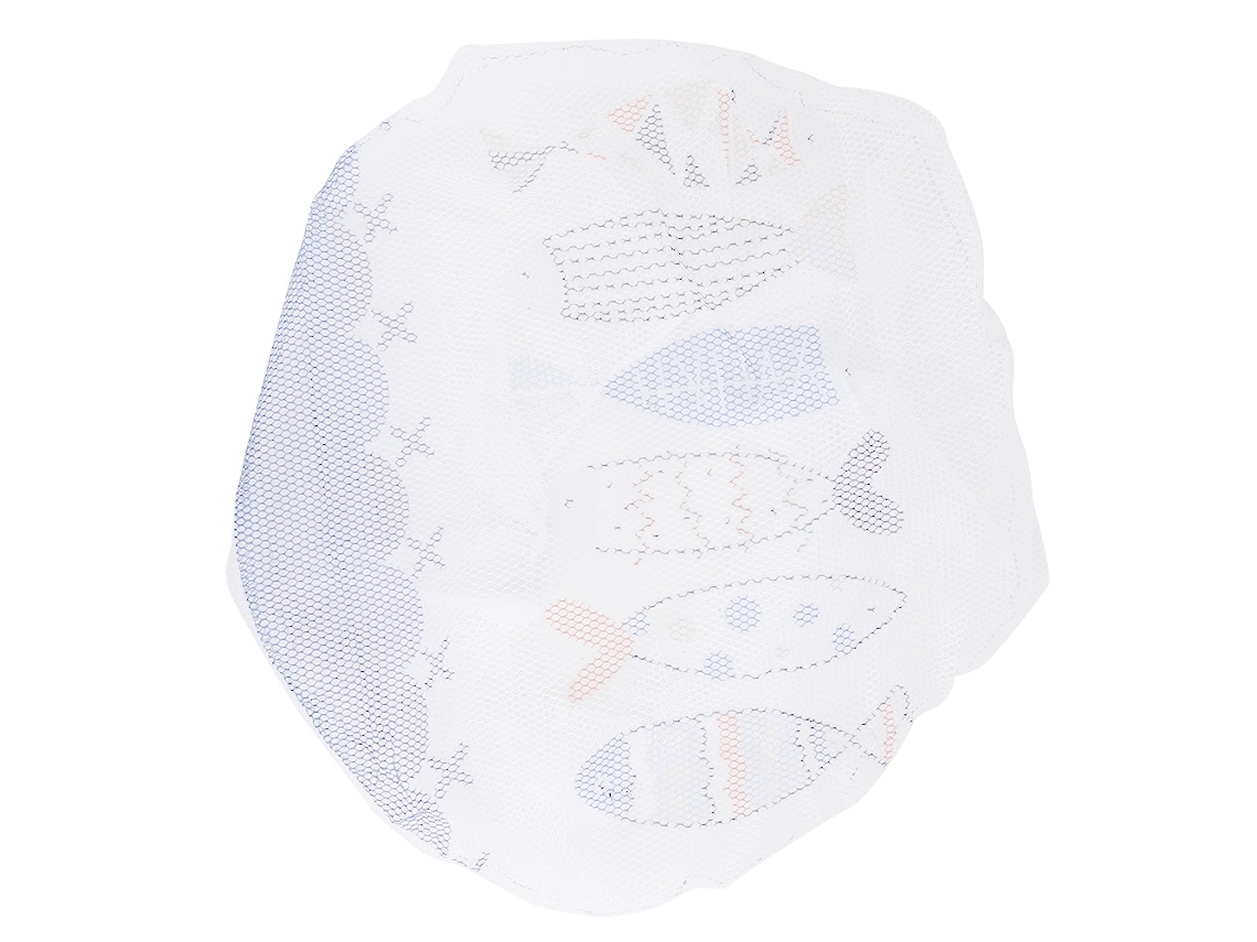Capa de Segurança de Rede Ventilador Redondo Infantil Cute Fish Bone