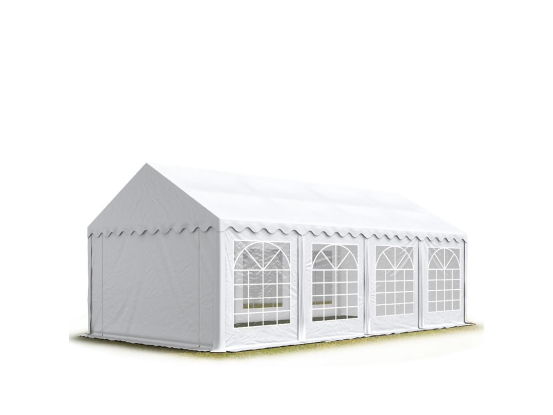 Tenda para Festas 5x8 M, PVC 700, Branco Toolport