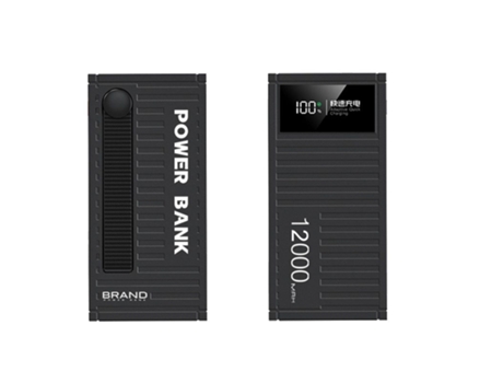 Powerbank 12 000 mAh Carregamento Rápido 22.5W (Preto)