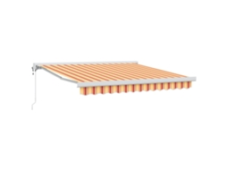 Toldo Retrátil Automático Amarelo E Laranja Vidaxl (300 X 250 Cm)