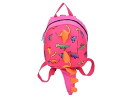 Mali mochila Dinossauro Infantil Meninas Meninos Pré escola Bag Cartoon Rosa