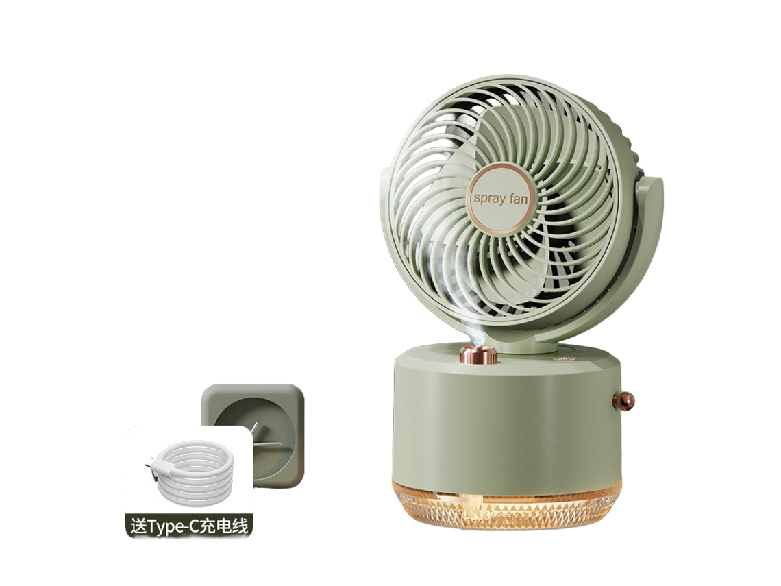 Laxiscreed Ventilador Usb Mini De Cabeça Leve E Prático Para Estar E Escritório