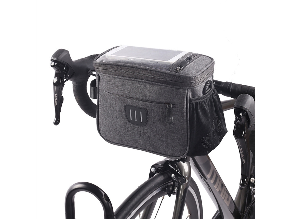 Bolsa para Bicicleta Mali, impermeável, com tela touch, para celular, 5L, compatível com MTB e scooter