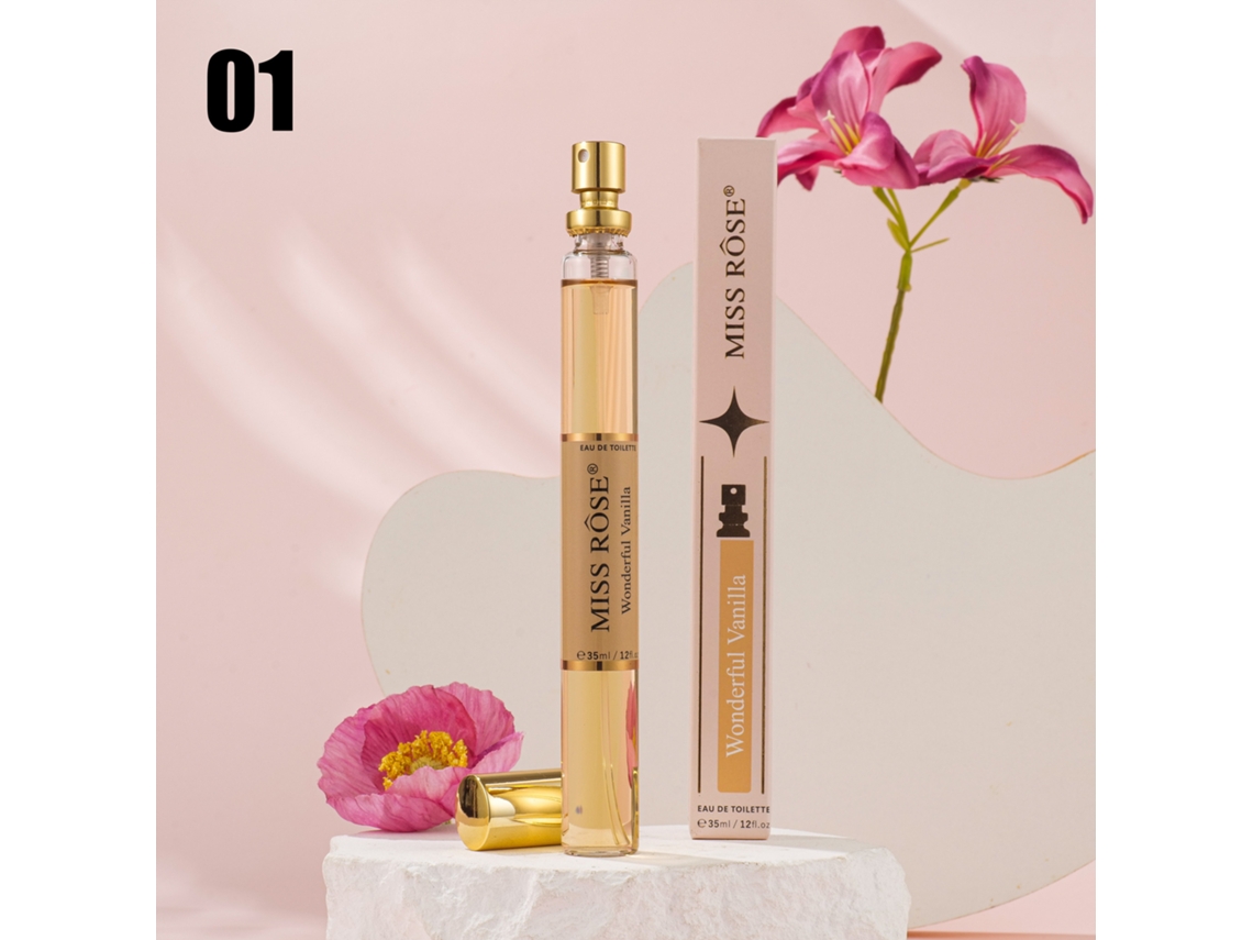 2 frascos de 35ml, fragrância floral, fragrância duradoura, fragrância floral doce, perfume, frescor diário, caixa de fragrância leve (nº 01)
