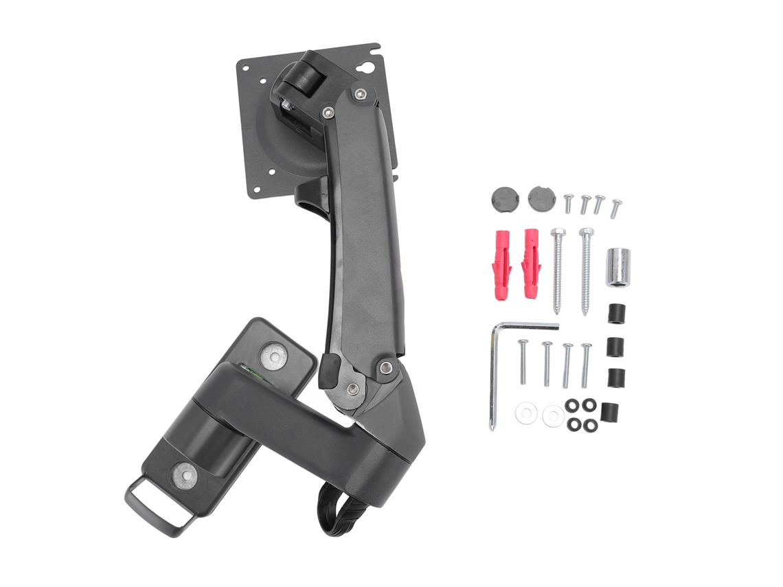 Suporte De Parede Ajustável Para Tela De Computador 17-35 Polegadas Vesa Com Capacidade De Carga 12kg Para Games Trabalho Estúdios