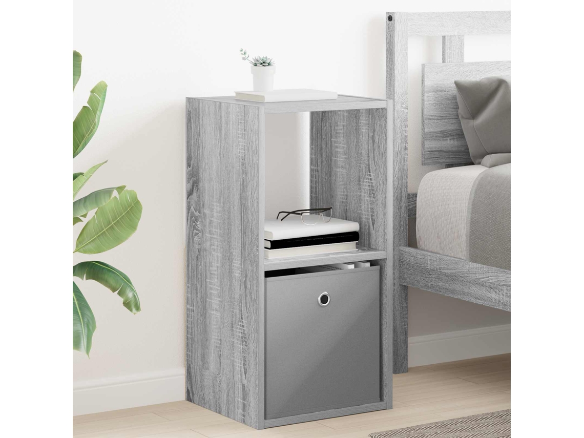Vidaxl Mesa-de-cabeceira Cinza Sonoma 35 X 32 X 68,5 Cm