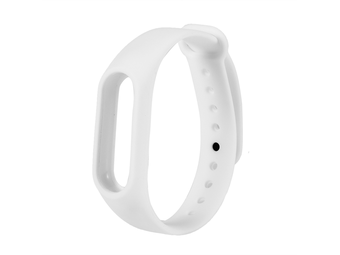 Cinta de Pulseira Inteligente EOOCOO, Anti deslizante, Material PVC branco