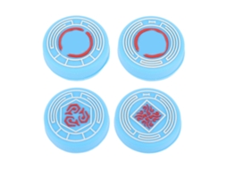 Conjunto 4 Capas Silicone LAXISCREED Switch Pro Azul