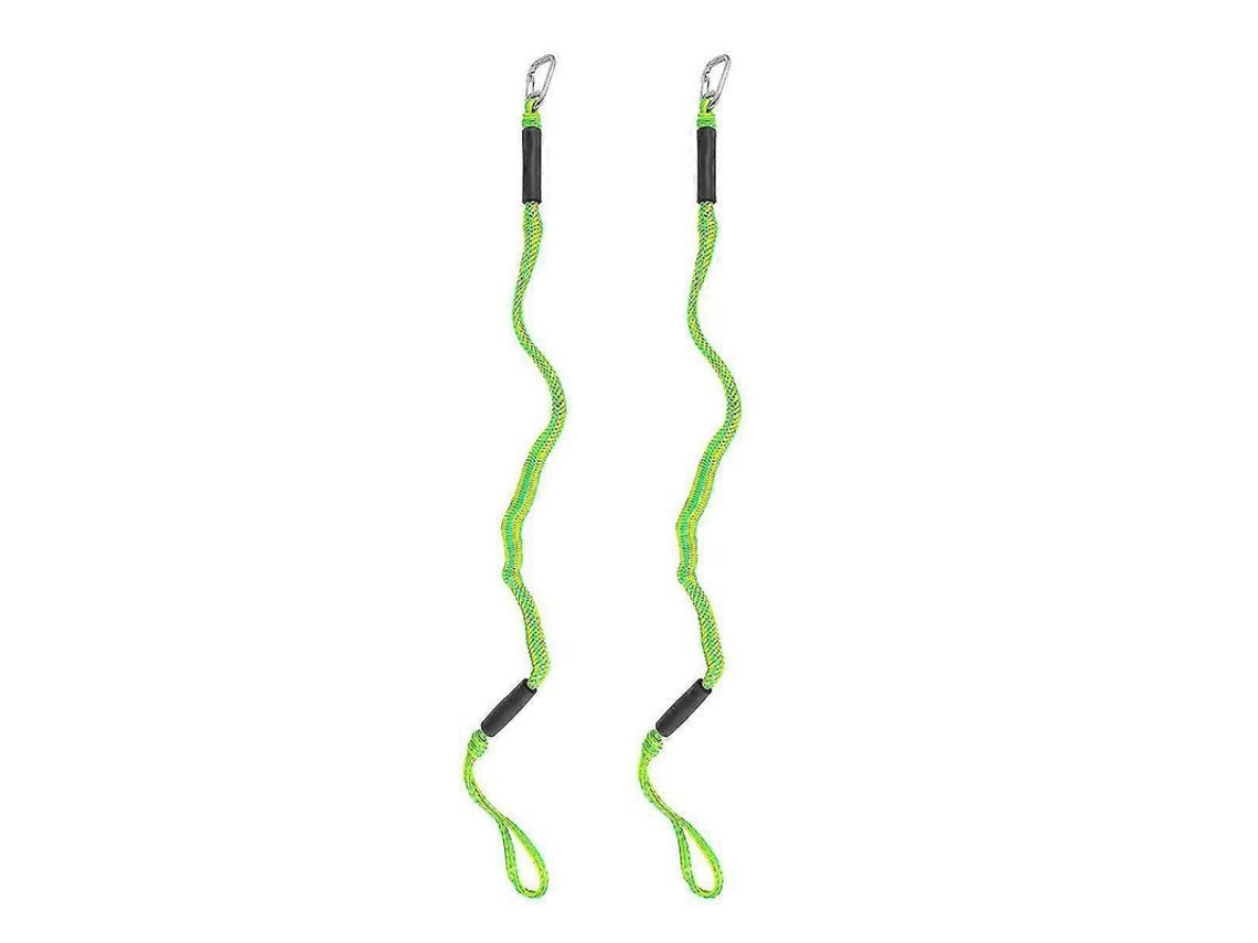 2pack Linha De Amarração De Barco Com Gancho 4ft Para Barcos Pontoon Kayak Acessórios De Barco Verde Verde