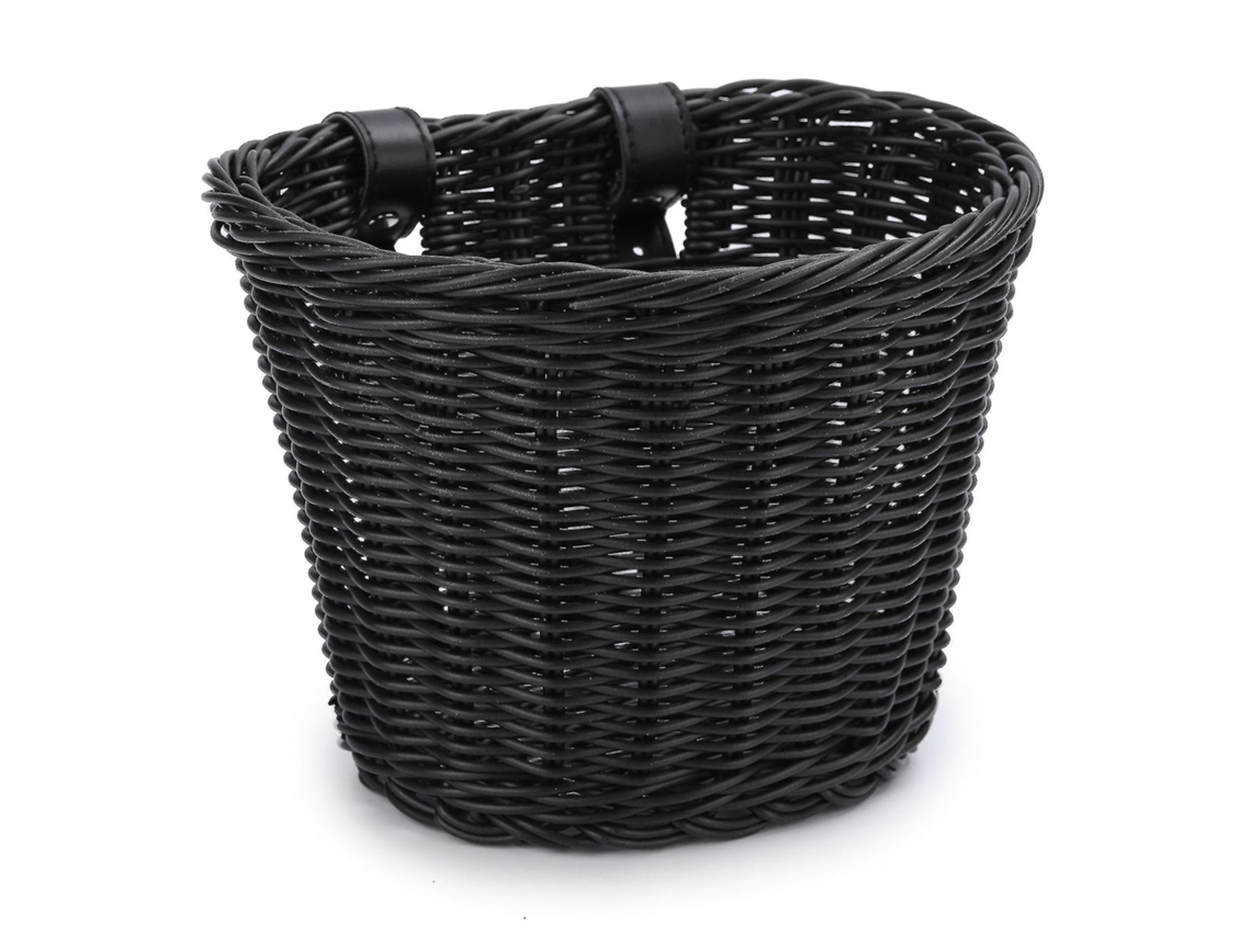 Cesta Dianteira para Bicicleta em Couro com Marca AQUAFORGE