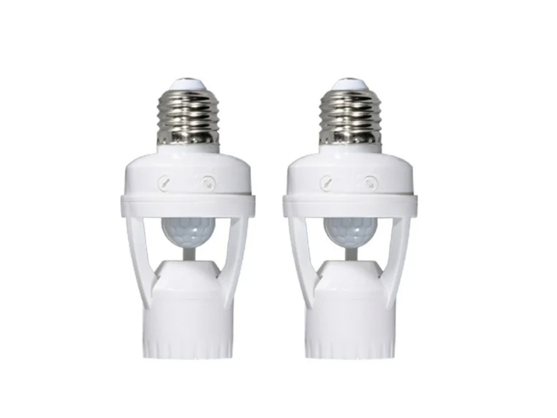 Soquete E27 Com Sensor De Movimento Para Varanda
