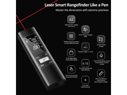Medidor de Distância a Laser S80, 80m, ±2mm, Digital, Recarregável, para Medição de Espaço Indoor | S/MARCA